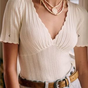 Sezane Knit top